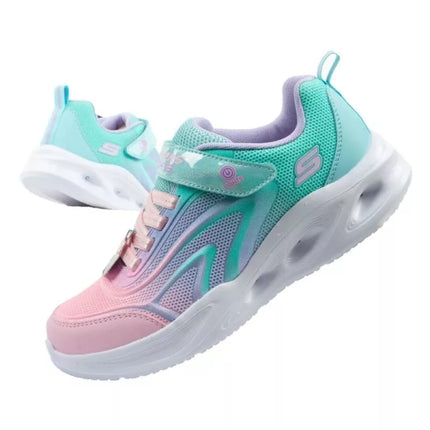 Skechers Color Breeze LED vaikiški sportbačiai mergaitėms