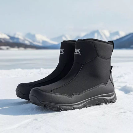 DK Jr DK58A Waterproof Insulated Snow Boots, Black