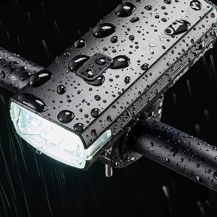 Wozinsky Front Bike Light + USB-C Cable (3000 lm) - Black