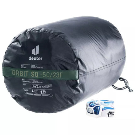 Deuter Orbit SQ-5 Sintetinis miegmaišis (200 cm) - Ivy/Ink