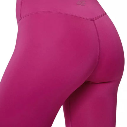 Women's leggings 4F FNK F418 pink 4FWSS26TFTIF418 54S