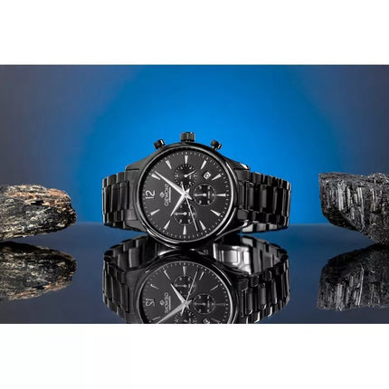 Men's Watch Giewont Chronograph Sapphire Black GW6310-B1