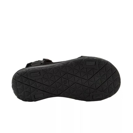 Lee Cooper women's shoes with velcro straps for summer beach sandals, lightweight black