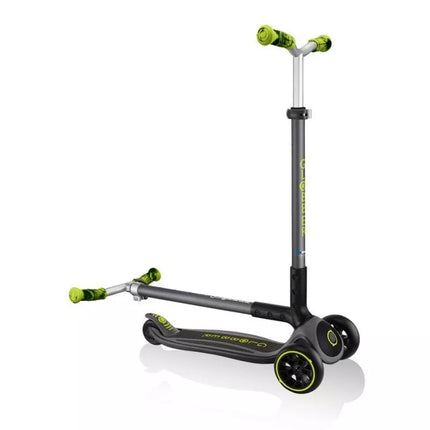 Globber Master Prime triratis paspirtukas / juodas - ryškiai žalias 664-106