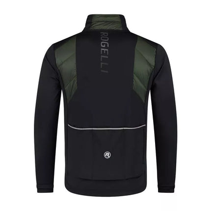 Rogelli WADDED II winter jacket green-black M
