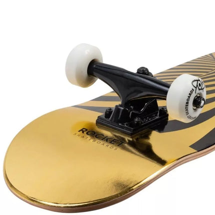 Riedlentė Rocket Twisted Foli Gold Skateboard 7.5" RKT-COM-1555
