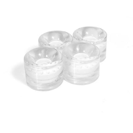 Index card rings 59x46 mm semi-transparent white