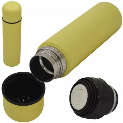 EXCELLENT HOUSEWARE 500ml kelioninis termosas, geltonas