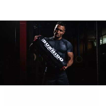 SMĖLIO MAIŠAS BUSHIDO, SMĖLIO KREPŠYS, KRYŽMINĖMS TRENIRUOTĖMS, FITNESAS 35 KG
