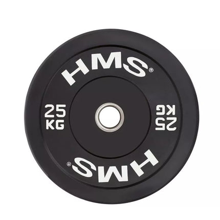 Olympinis svoris HMS BLACK BUMPER 25 kg BBR25