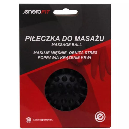MASSAGE BALL 7 CM BLACK HARD ENERO FIT