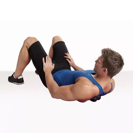 Rutulinis dvigubas kūno skulptūros masažo volelis BB 0122