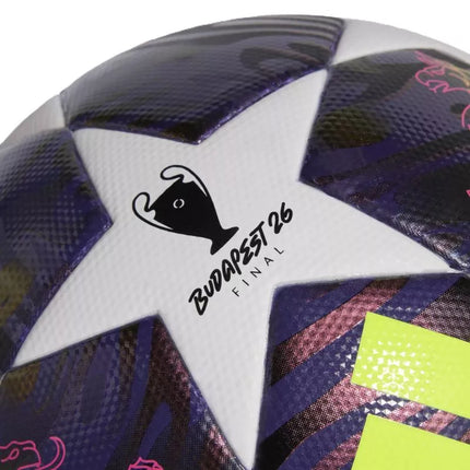 adidas UCL 25/26 Final League J350 Purple and White Football JX9098