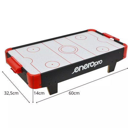 STALO ŽAIDIMAS AIR HOCKEY 60x32.5x14CM JUODOS ENERO PRO