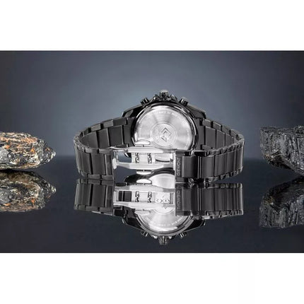 Giewont Chronograph Sapphire Juodas Titano Vyriškas Laikrodis GW3970-B1