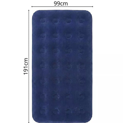 FLOCKED MATTRESS 1-PERSON 191x99x22CM 20334