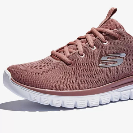Skechers Graceful Get Connected Pink Women's Sneakers (12615-MVE)