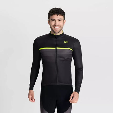 Rogelli HERO II winter jacket black-fluorescent 3XL
