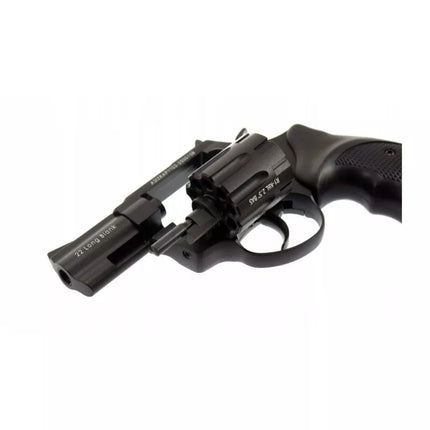ZORAKI R1-K6L BAS blank alarm and signal revolver, 2.5" barrel, .22 Long Blank, black (R1256BMP-BAS)