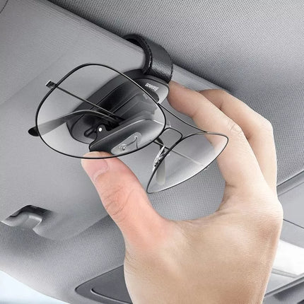 Baseus automobilinis akinių laikiklis-spaustukas juodas (ACYJN-B01)