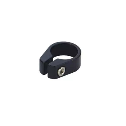 Juodas 31.8 mm balnelio atramos spaustuvas, tvirtinamas šešiakampiu raktu