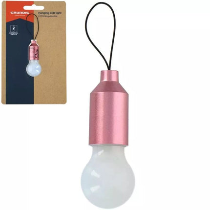 LED TURISTINĖ LEMPA - ROŽINĖ GRUNDIG