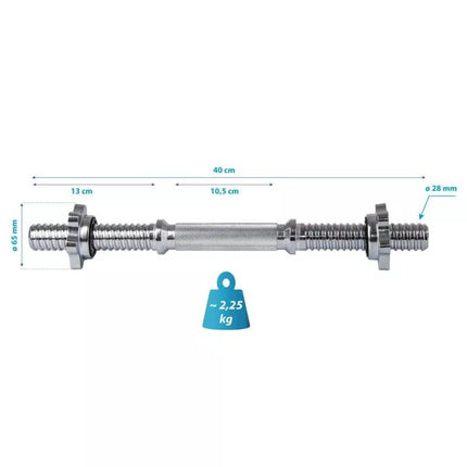 TRUMPAS STRYPAS 40 CM + ENERO FIT SVORIO SPAUSTUVAI Ø28 MM