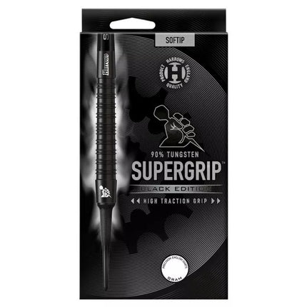 Harrows Supergrip Black 90% Softip Smiginės