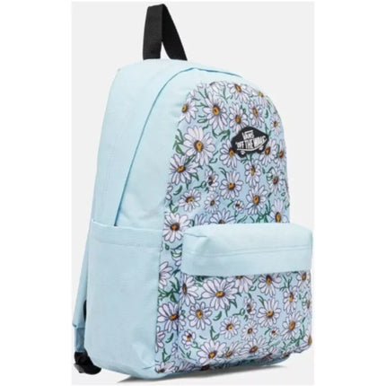 Vans Old Skool Grom kuprinė 18L, skaidriai mėlynos gėlių rašto, vaikams, mokyklinė kuprinė - VN000H56CAU1