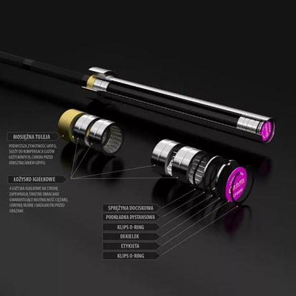 HMS premium GCFD450 Corsfit štanga, 201cm, 15kg