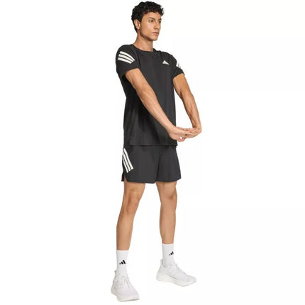 Vyriški bėgimo marškinėliai adidas ADI365 Running Climacool Iconic, juodi, JZ7694