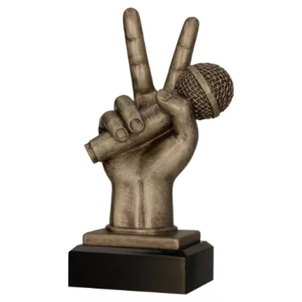 Cast figurine - music