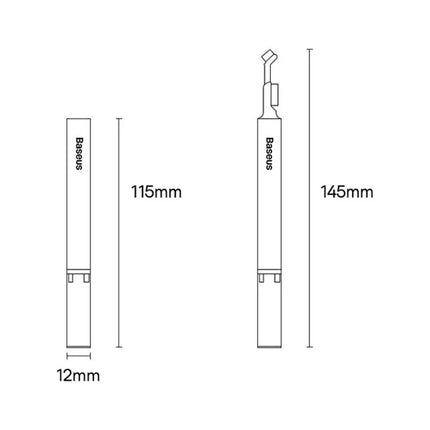 Baseus baltas ausinių valymo šepetėlis (NGBS000002)