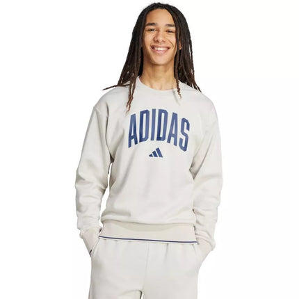 Vyriškas adidas Koleginis džemperis pilkas JM1732