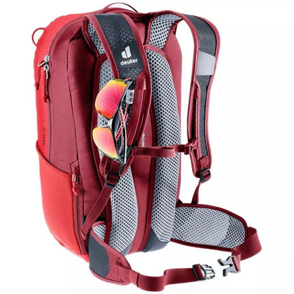 Deuter Race 16 hiking backpack, cherry/masala