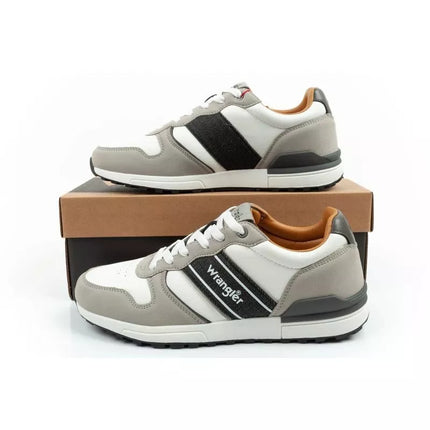 Wrangler men's sports shoes sneakers Wylie fashionable comfortable light gray