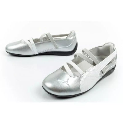 Puma Speedcat Ballet moteriškos sidabrinės balerinos madingos
