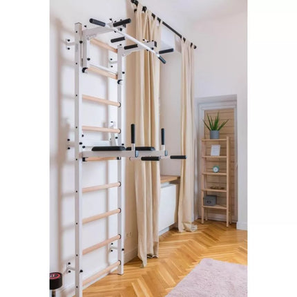 GYMNASTIC LADDER ADJUSTABLE BAR AND HANDLE BENCHK 732W