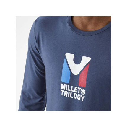 M Chamonix Tri Ts Ls marškinėliai tamsiai mėlyni Millet