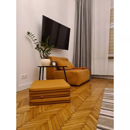 Sulankstomas gimnastikos čiužinys, rudas, 180 cm, BENCHK