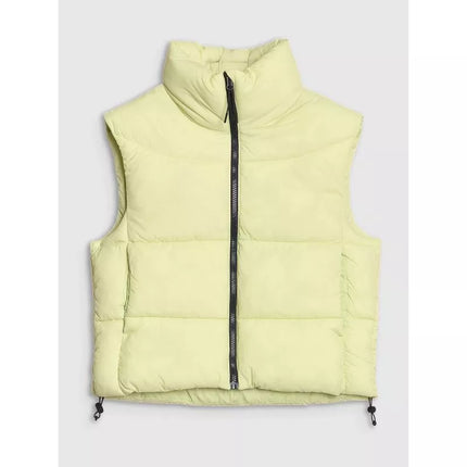 Cropped down vest with synthetic filling for women 4F 4FWSS25TVJAF182-45S