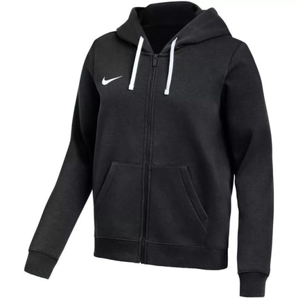 Nike Park 26 Fleece moteriškas juodas gobtuotas bliuzonas su pilnu užtrauktuku IB1230 010