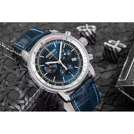Men's Watch ZEPPELIN LZ14 Marine Chronograph 8888-3 + BOX
