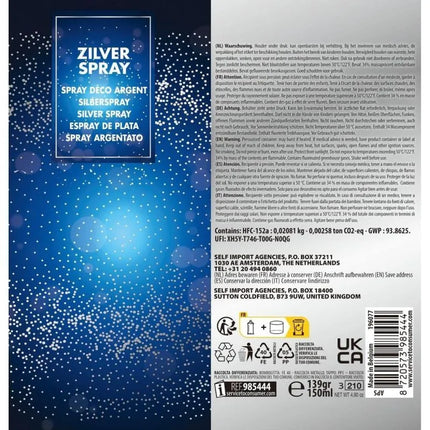 DECORATIVE VARNISH 150ML SILVER