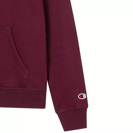 Champion Hooded Sweatshirt Women's Burgundy 118379 RS522