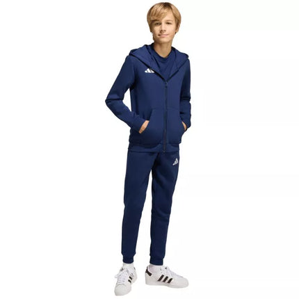 Vaikiškos tamsiai mėlynos kelnės adidas Entrada 26 Sweat JZ9135
