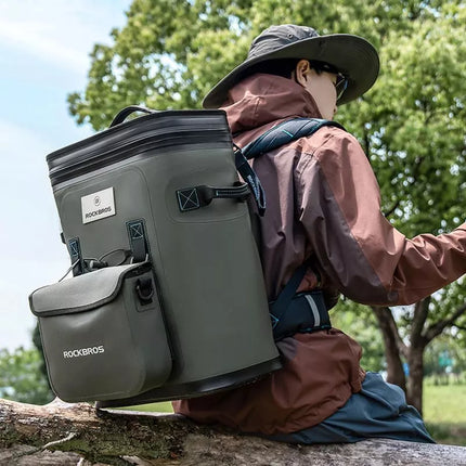 Rockbros termo kuprinė su izoliacija 20 l – žalia