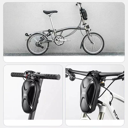 Rockbros bag 3011006301 for the handlebar of a bicycle or scooter 1.3 l - black