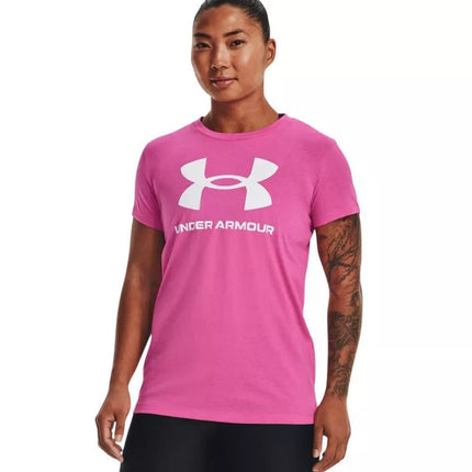 Under Armour Live Sportstyle Graphic SSC W 1356305 659 marškinėliai