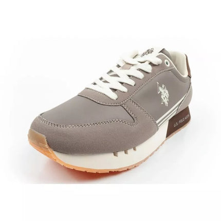 US Polo Assn sports shoes sneakers men's fashionable comfortable brown